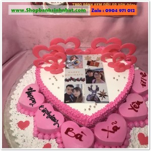 Bánh Sinh Nhật In Hình Ảnh - H555